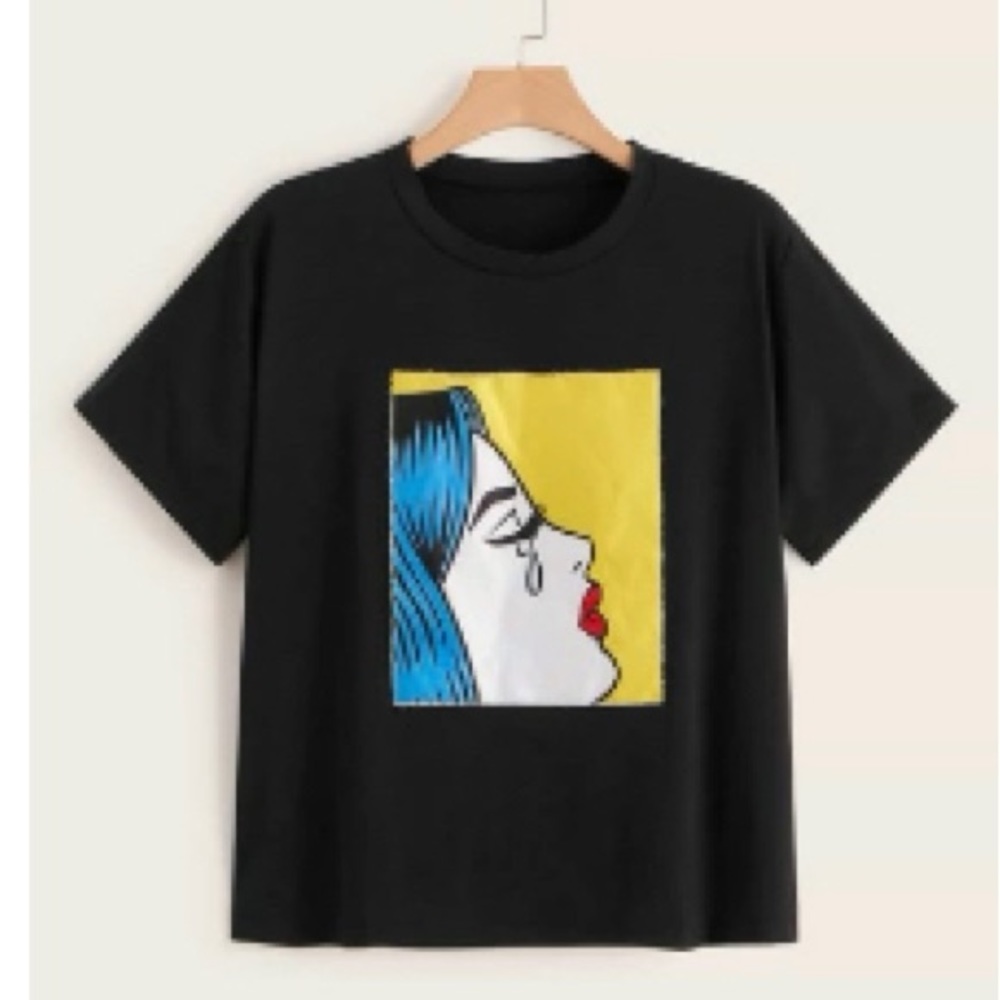 DECAL COMIC TEARS TEE